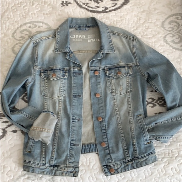 GAP 1969 Distressed Denim Jacket - Picture 5 of 9